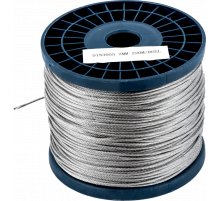 Трос стальной 1,0мм 1x7 (500м)