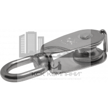 Блок нержавеющий 25 мм. для троса 7 мм.