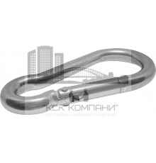 Карабин пожарный нержавеющий 12 х 140