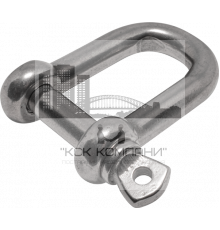 Скоба такелажная нержавеющая прямая 8 мм.