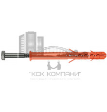 MBR-SSf Дюбель фасадный со стопорным шурупом (горячеоцинкованная сталь или ТДЦ) 10х160