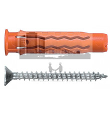 MQ-S Дюбель нейлоновый с шурупом с потайной головкой 5х25