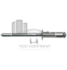 Алюминий/Сталь Заклепка вытяжная, лепестковая, стандартный бортик 5,0х45,0