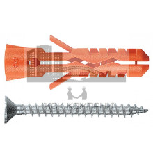 MN-S Дюбель нейлоновый с шурупом с потайной головкой 8х40