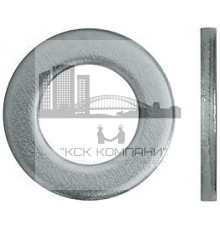 Шайба стандартная по DIN 125А, оцинкованная сталь                         - Размер, мм: A18
