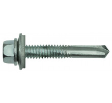 GTR 12 Винт самосверлящий c покрытием gRey.coat, с шайбой A14 и прокладкой EPDM 5,5х35