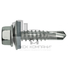 GTX 5 Винт самосверлящий из нержавеющей стали, биметаллический, с шайбой S14 и прокладкой EPDM 5,5х50