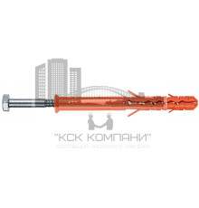 MBR-SS Дюбель фасадный со стопорным шурупом (оцинкованная сталь) 10х140