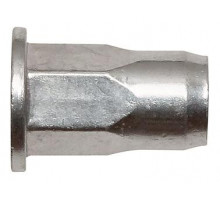 Нерж. сталь Заклепка с внутренней резьбой, цилиндрический бортик, шестигранная ½                         - Размер, мм: М5x12,0