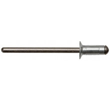 Алюминий/Нерж. сталь Заклепка вытяжная, многозажимная, потайной бортик 120° 4,0х11,0