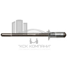 Алюминий/Нерж. сталь Заклепка вытяжная, многозажимная, потайной бортик 120° 4,0х11,0