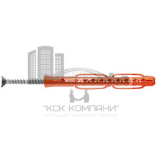 ML-S Дюбель для пустотелого кирпича с шурупом с потайной головкой 6х60