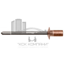 Медь/Нерж. сталь Заклепка вытяжная, закрытая, стандартный бортик 4,0х10,0