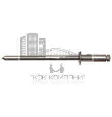 Нерж. сталь/Нерж. сталь Заклепка вытяжная, стандартный бортик 6,0х14,0