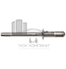 Нерж. сталь/Нерж. сталь Заклепка вытяжная, для мягких материалов, стандартный бортик 4,8х14,5