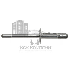 Алюминий/Алюминий Заклепка вытяжная, распорная, широкий бортик 4,8х24,5