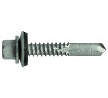 GTR 16 Винт самосверлящий c покрытием gRey.coat, с шайбой A16 и прокладкой EPDM 6,3х40