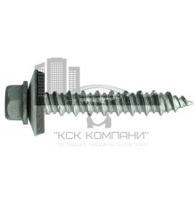 GTR W Винт самонарезающий c покрытием gRey.coat, с шайбой A16 и прокладкой EPDM 6,4х41