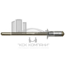 Алюминий/Сталь Заклепка вытяжная, многозажимная, потайной бортик 120° 4,0х11,0