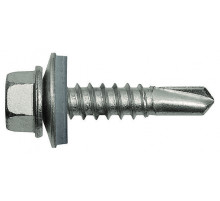 GTX 5 Винт самосверлящий из нержавеющей стали, биметаллический, с шайбой S14 и прокладкой EPDM 5,5х25