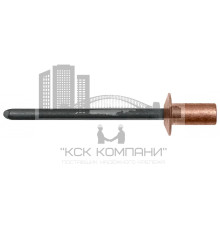 Медь/Сталь Заклепка вытяжная, закрытая, стандартный бортик 4,0х8,0