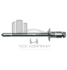 Сталь/Сталь Заклепка вытяжная, стандартный бортик 3,0х6,0