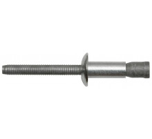 Алюминий/Алюминий Заклепка вытяжная, усиленная, стандартный бортик 4,8х10,3