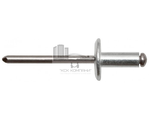 Алюминий/Нерж. сталь Заклепка вытяжная, широкий бортик 5,0х14,0