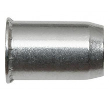 Алюминий Заклепка с внутренней резьбой, уменьшенный бортик                         - Размер, мм: М5x12,0