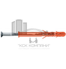 MBR-ST Дюбель фасадный со стопорным шурупом (оцинкованная сталь) 8х100