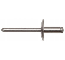 Нерж. сталь/Нерж. сталь Заклепка вытяжная, широкий бортик 4,8х30,0