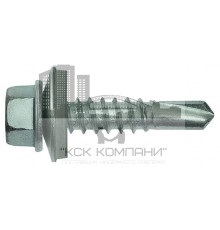 GTR 5 Винт самосверлящий c покрытием gRey.coat, с шайбой A14 и прокладкой EPDM 5,5х32