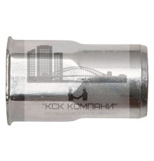 Нерж. сталь Заклепка с внутренней резьбой, уменьшенный бортик, шестигранная ½                         - Размер, мм: М8x16,0