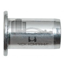 Сталь Заклепка с внутренней резьбой, цилиндрический бортик                         - Размер, мм: М10x17,5