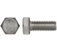 Болт с шестигранной головой по DIN 933, нержавеющая сталь А2 M6х50