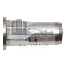 Нерж. сталь Заклепка с внутренней резьбой, цилиндрический бортик, шестигранная ½, закрытая                         - Размер, мм: М6x21,0