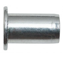 Сталь Заклепка с внутренней резьбой, цилиндрический бортик                         - Размер, мм: М6x19,0