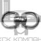 Вертлюг никель петля-петля диам. 16 мм