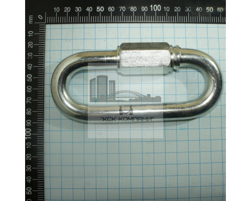 Карабин винтовой 16 мм с фиксатором