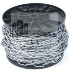 Цепь длиннозвенная оцинкованная диам. 3мм DIN 5685 С