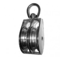 Двойной блок с металлическим диском 3/4 20мм для троса