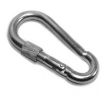 Карабин пожарный с фиксатором 12 мм DIN 5299D