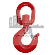 Крюк грузовой с вертлюгом и защелкой А322 г/п 2 т