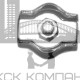 Зажим троса (каната) одинарный 6 мм, Simplex, стальной