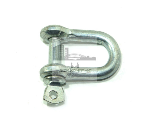 Скоба такелажная прямая 3,5 мм, оцинкованная