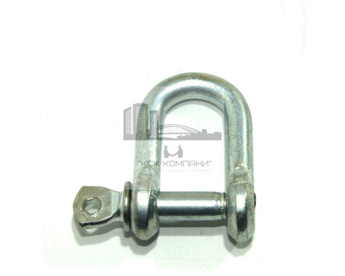 Скоба такелажная прямая 3,5 мм, оцинкованная