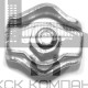 Зажим троса (каната) одинарный 3 мм, Simplex, стальной