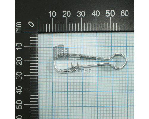 Карабин пружинный тип 125 (DIN4293) 50мм без вертлюга