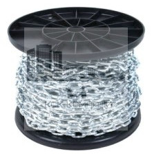 Цепь короткозвенная оцинкованная диам. 3мм DIN 5685 A