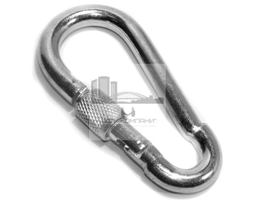 Карабин пожарный с фиксатором 9 мм DIN 5299D